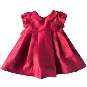 EDGEHILL COLLECTION - INFANT GIRLS RED FORMAL DRESS SIZE 3 MONTHS NWT